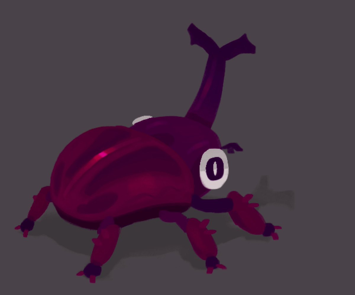 Orngecartoonist's tweet photo. 2D bug in 3D 🪲 https://t.co/YbvWTvfFqG