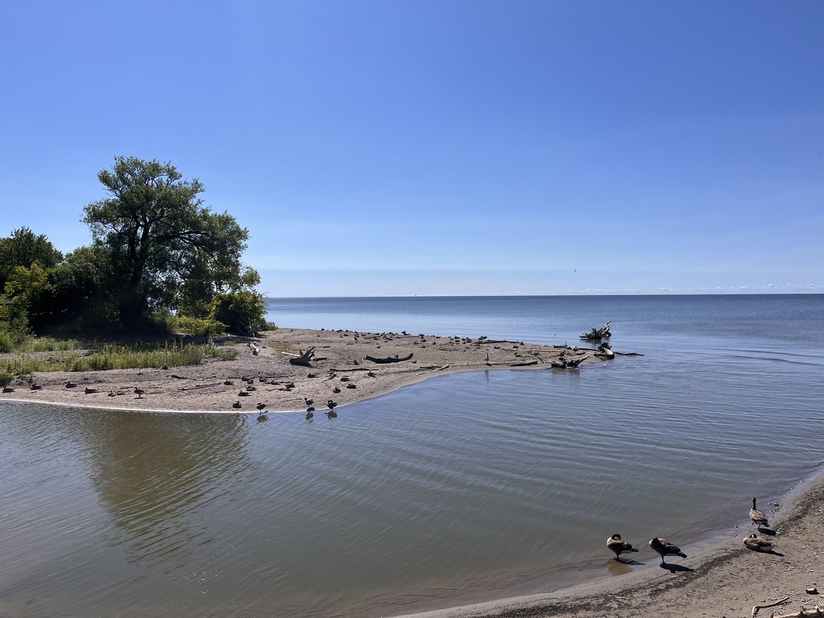 drCADuff's tweet image. 🇨🇦🚴🏻‍♀️ Waterfront spin from Rouge National Urban Park to Whitby -63kms of stunning Lake Ontario views!