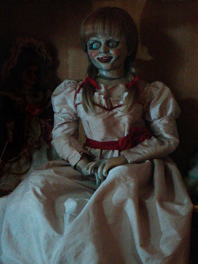 SKing799's tweet photo. #halloweenismylife #annabelle #ismyfavorite #icantwait #formovie4 #ikilledfear #inmylife https://t.co/AEFTqn5huY