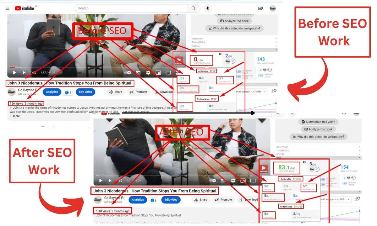 I can effectively optimize your videos to get them top rankings on You-Tube. Since the YouT-ube algorithm gets often updated, I stay updated through ongoing research to understand how it works
#youtubechannel#youtubevideo#youtubemarketing#Youtube#youtubers#youtubevideoseoexpert