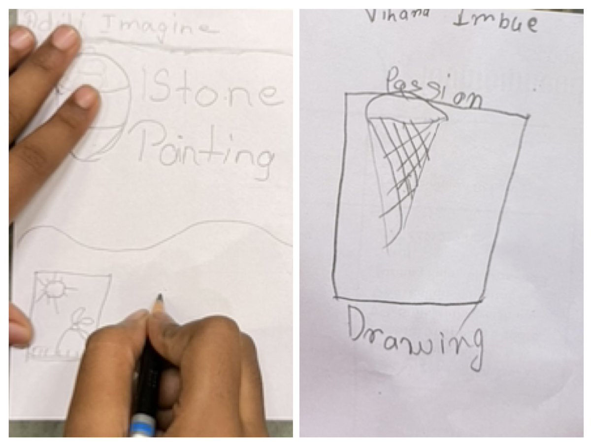 HWEO-Post an interactive read aloud of ‘the dot’, G3 Ss <a href="/FSSurat/">Fountainhead School</a> undrstd d imp f reselience in pursuin passion.Dey thn sat in grps n xprssd their passion thru wrds n illustratns on a paper, eventually sharin it with d whole class . <a href="/iborganization/">International Baccalaureate</a> <a href="/ibpyp/">IB PYP</a> <a href="/pinkyshah21/">Pinky Shah</a> <a href="/JaanviM26/">Jaanvi Mulchandani</a>