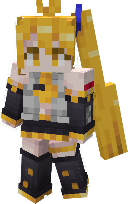 mari_na　クレアスキン I turned my Akita Neru model into a usable Minecraft Skin! The
