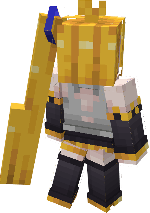 Completing the Triple Baka set with a Minecraft style Akita Neru