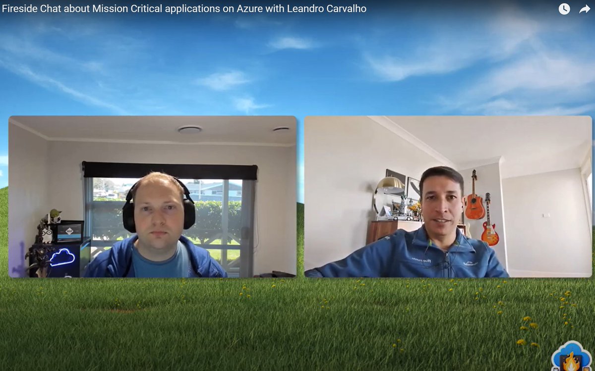 LeandroEduardo's tweet image. Had an amazing chat (Podcast style) with @lukemurraynz where we discussed how architects can design applications to "always expect outages and disaster" youtube.com/watch?v=d7kzfo… #Azure #AzureArchitecture #AzureMissionCritical #AzureTipOfTheDay #Reliability #MissionCritical