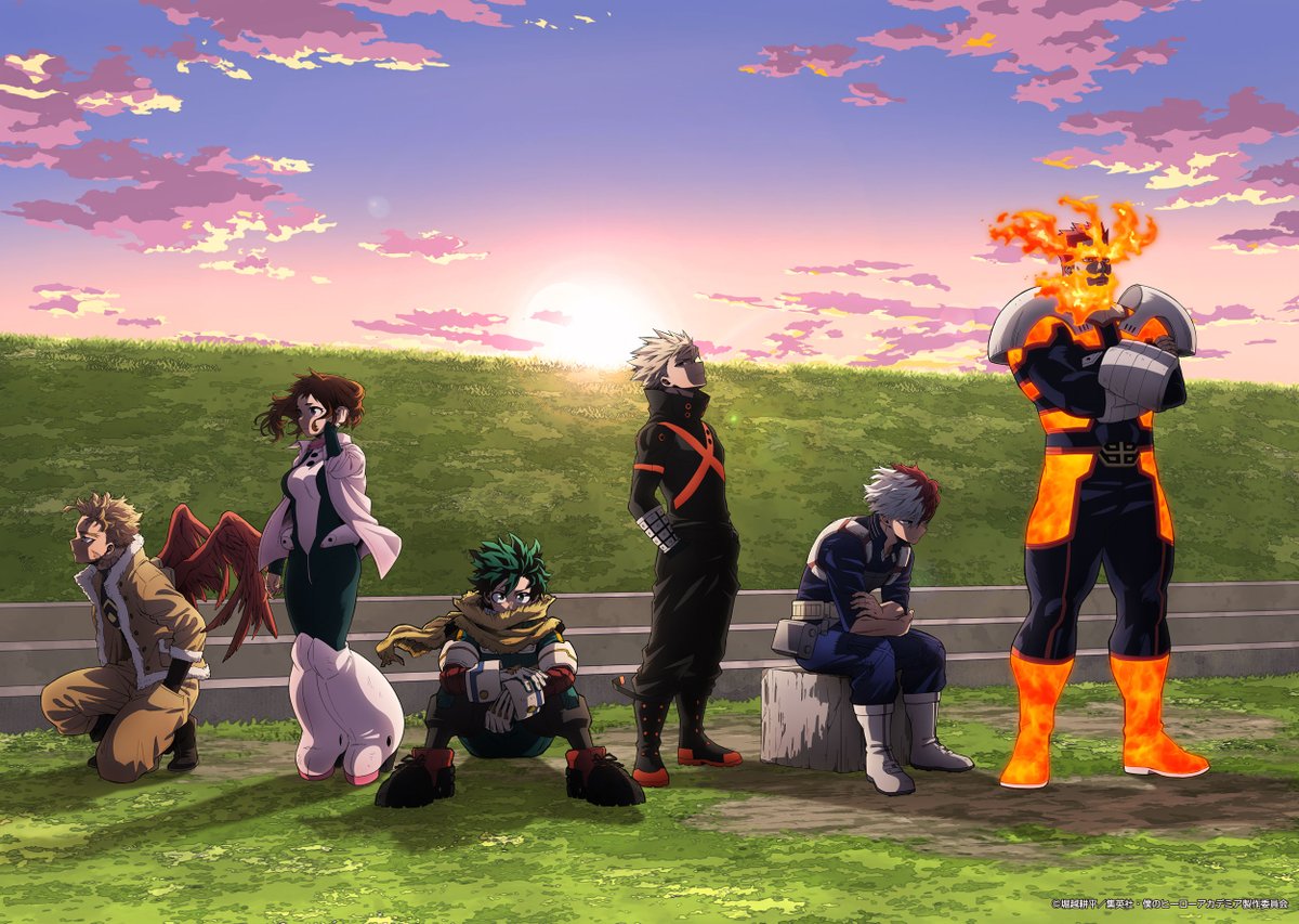 『僕のヒーローアカデミア』物販イベント
#ヒーロープラザ の新たな描き下ろしビジュアル解禁!
テーマは、夕暮れをバックにした【Twilight】。
7月19日(金)スタートの池袋LOFTからグッズ発売！
詳細はこちら▶heroaca.com/news/22016/

#ヒロアカ #heroaca_a