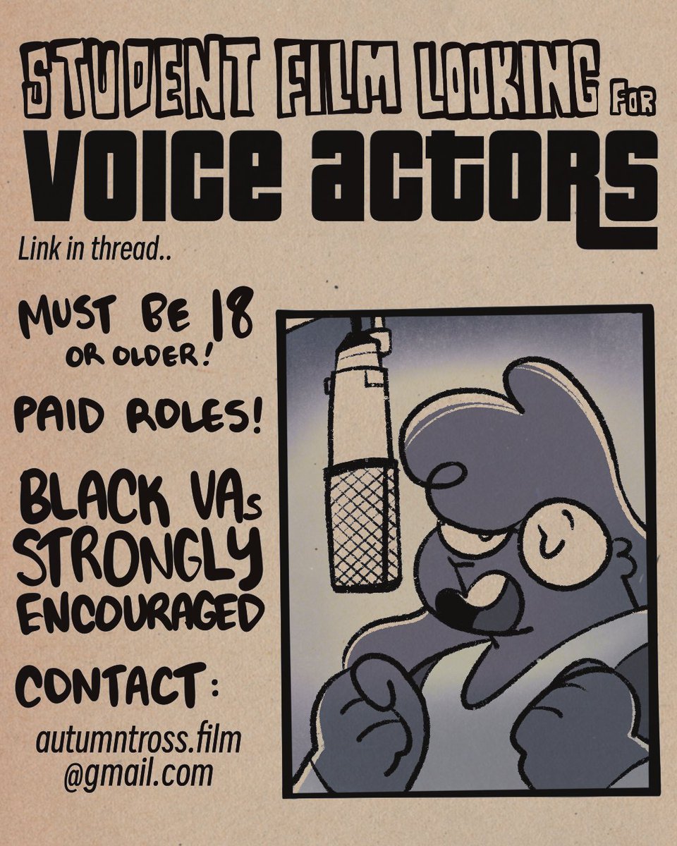 I'm happy to announce that my senior film: AuTUMNTROSS is beginning pre-production!

And with it comes a call for VOICE ACTORS who can SING! Further details below.