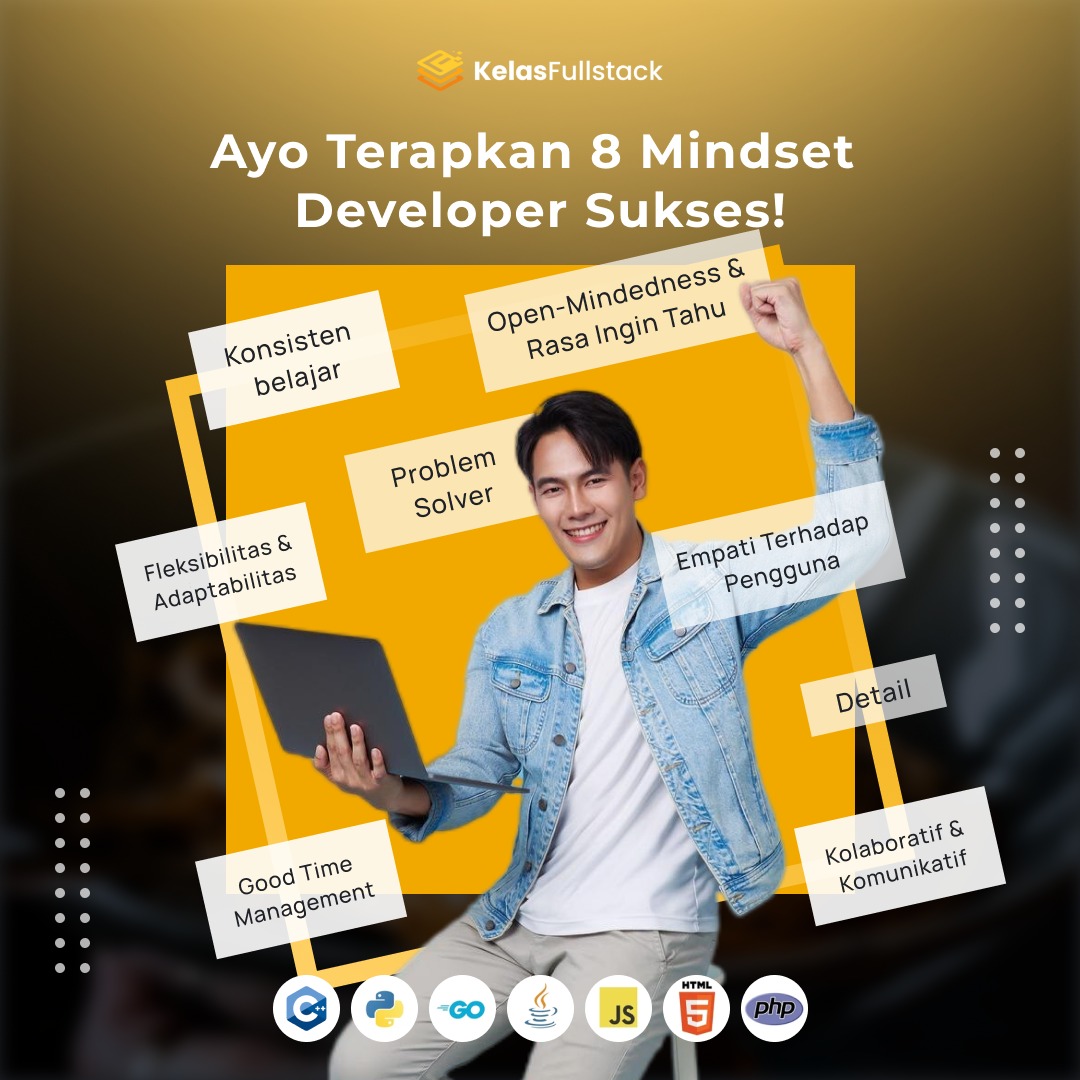 CodePolitan's tweet image. ⚠Nyeselll, MindSetku yang penting bisa NGODING Min😭

Halo Ders, Jadi developer itu nggak mudah ya, selain punya skills “ngulik coding”, ternyata perlu juga punya mindset yang kuat.. 🚀

#sourcecodehono #examplehono #belajarngoding #belajarcodingbahasaindonesia #kursuscoding