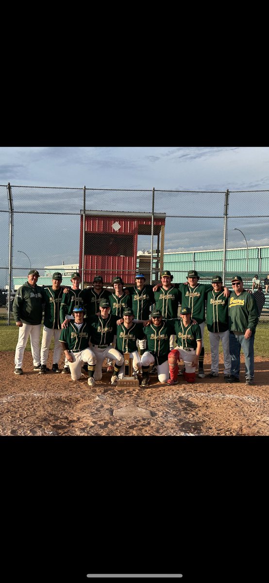 Braves mercy the Lougheed Wildcats in 5 in the A final to take home the Del Bergum Memorial Trophy. Thanks to Jim
Hampshire for all the hard work he puts into the day, much appreciated. 
#chopon #CanadaDay🇨🇦 #champs