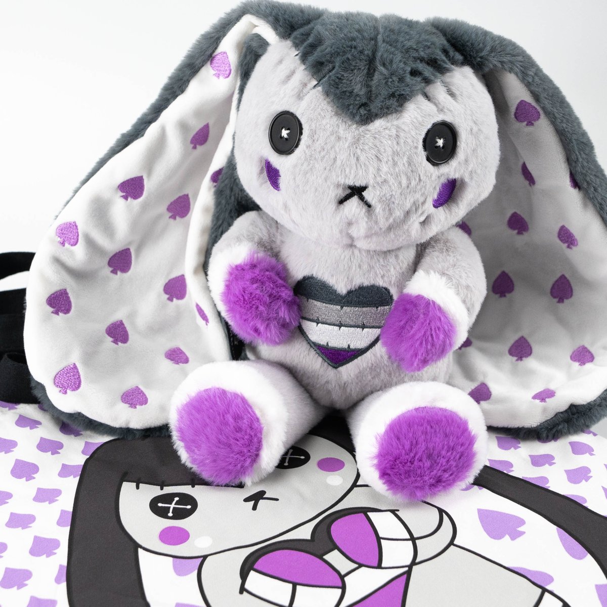 americanmcgee's tweet image. 💜ACE Rabbit💜 will restock tonight. If you want this one, head over and SIGN UP now so you get the Discount Code when it goes back into the shop!

💜
#love #ace #plushiedreadful