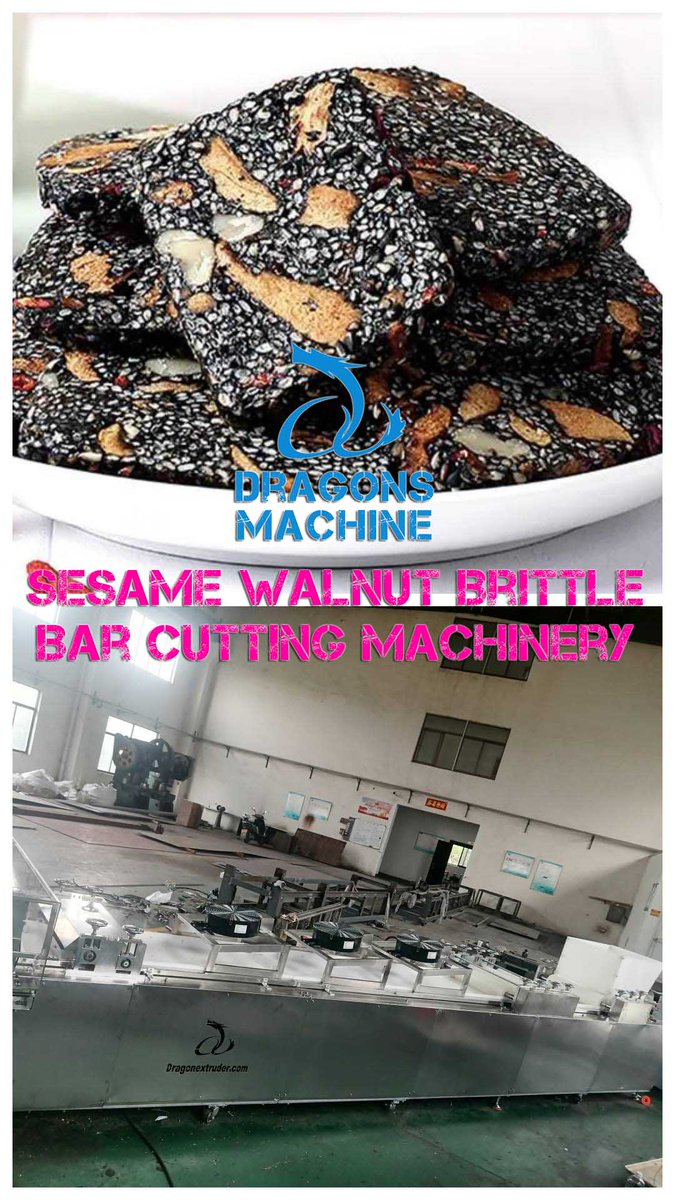 ExtruderFood's tweet photo. 🍫 Elevate Your Snacks with Black Sesame Walnut Brittle Bar Cutting Machinery! 🍫

Hey snack enthusiasts! 🍬 Ready to take your snack game to the next level? 

#SnackTime #BrittleBarLove #FoodTechInnovation #SweetTreats https://t.co/HHIRzYa7U1