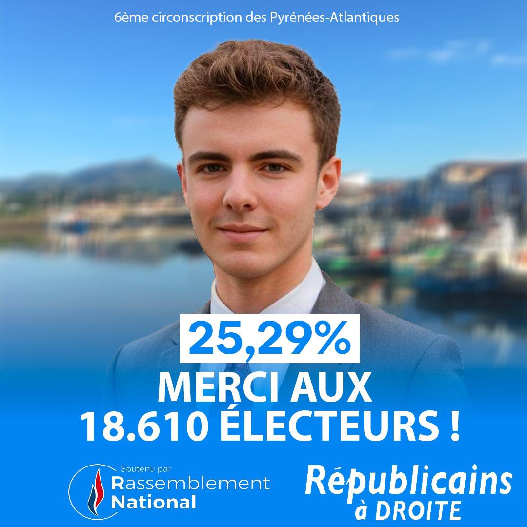 Merci !
Rendez-vous dimanche prochain pour faire barrage à l'extrême gauche ! 🇫🇷