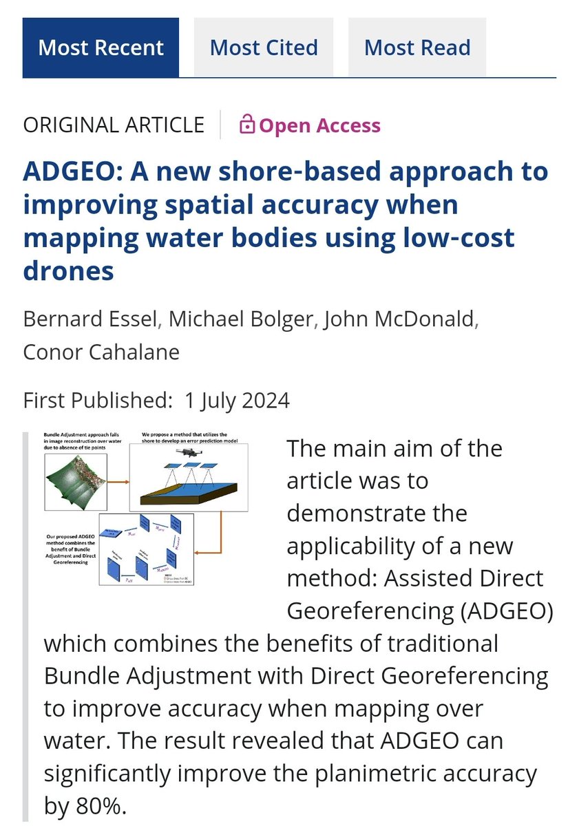 Am happy to share that our paper has been published as an open access in #PhotogrammetricRecord through the open access agreement initiative by IRel through <a href="/MaynoothUni/">Maynooth University</a>. Thanks to <a href="/con20or/">Conor Cahalane</a> and <a href="/jmcdonald_mu/">John McDonald</a> for all the feedbacks. 
onlinelibrary.wiley.com/doi/epdf/10.11…