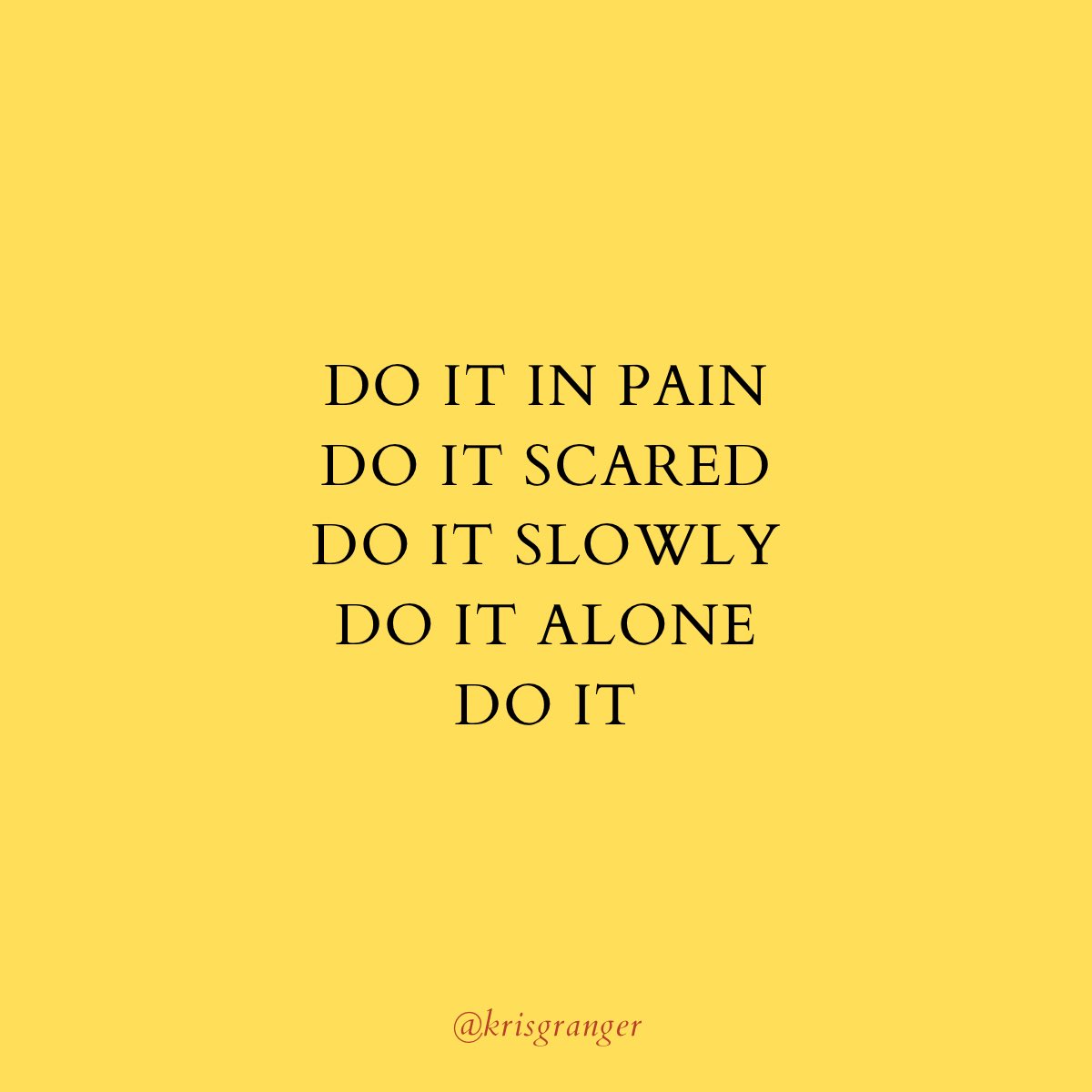 One day, despite all the challenges, you’ll stand strong and be so proud of yourself that you kept going. Those around you will look on in awe of your endurance. Your children will see a solid model of persistence and you will know that nothing can stop you.
