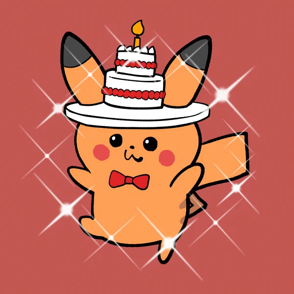 18時からケーキ帽ピカチュウ スポットライトアワー!捕獲時のXP2倍! #ポケモンGO 