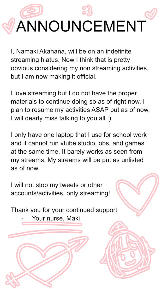 Maki | INDEFINITE HIATUS ️‍🩹 (@Namaki_Akahana) / Posts / X