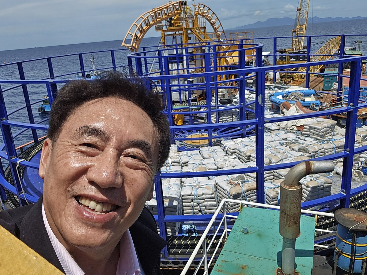 เดินทางไปเกาะสมุยเพื่อไปตรวจงานสายเคเบิ้ลใต้น้ำเกาะเต่าครับ