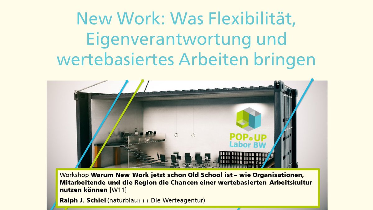 In der kleinen #Popuplabor-Reihe #Beipackzettel stellen wir in den nächsten Tagen die kostenfreien Veranstaltungen vom 8. bis 13. Juli 2024 in #Singen und #Stockach vor:

👉 popuplabor-bw.de/w11-warum-new-…

#Buergerhaus #Stockach
#NewWork #4TageWoche #Arbeitswelt der #Zukunft