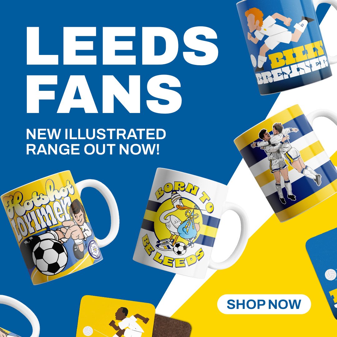Leeds fans!

Brand new collection out now | theterracestore.com/collections/le…

Retweet, we have a mug to give away for free #lufc
