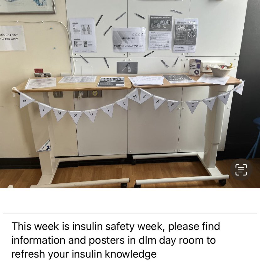 DLM - SACH  raising awareness for Insulin Safety week 😍