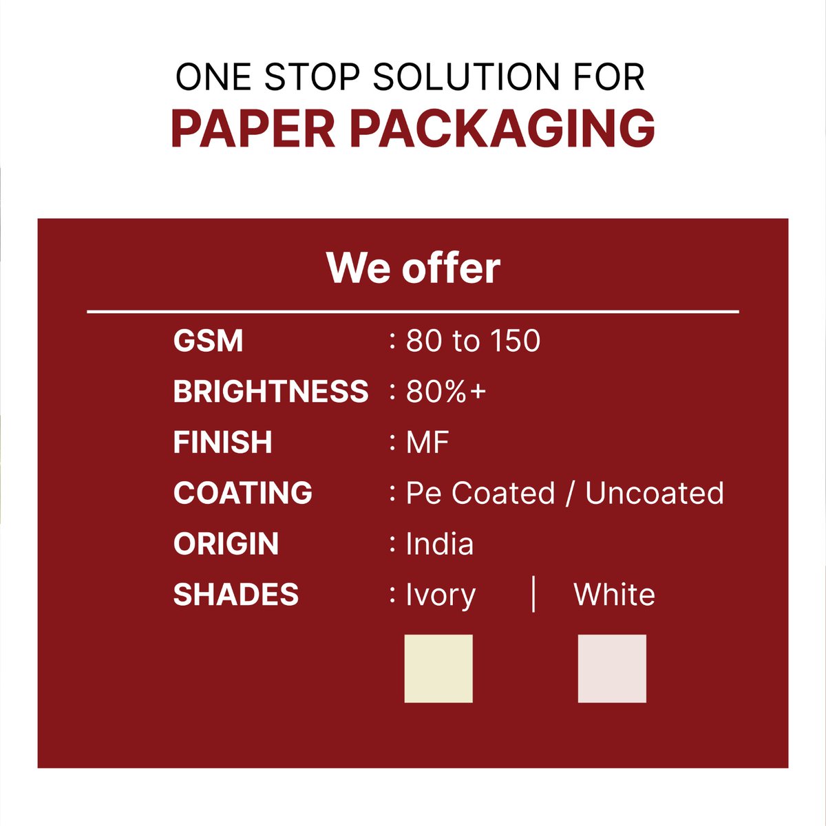 shitlapapers's tweet image. Enhance your products with the unmatched strength and versatility of Stiffner Paper from Shitla Papers!
#ShitlaPapers #StiffnerPaper #QualityPaper #PackagingSolutions #PaperProducts #DurablePackaging #VersatilePaper #PackagingMaterials #PaperSupplies #PaperIndustry