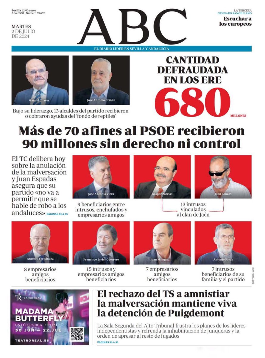 ismaelquesada's tweet photo. ¿Entendéis ya por qué ahora Pedro Sánchez quiere amnistiar a los de los ERE de Andalucía o hacemos un croquis? https://t.co/vTkvgINzZq