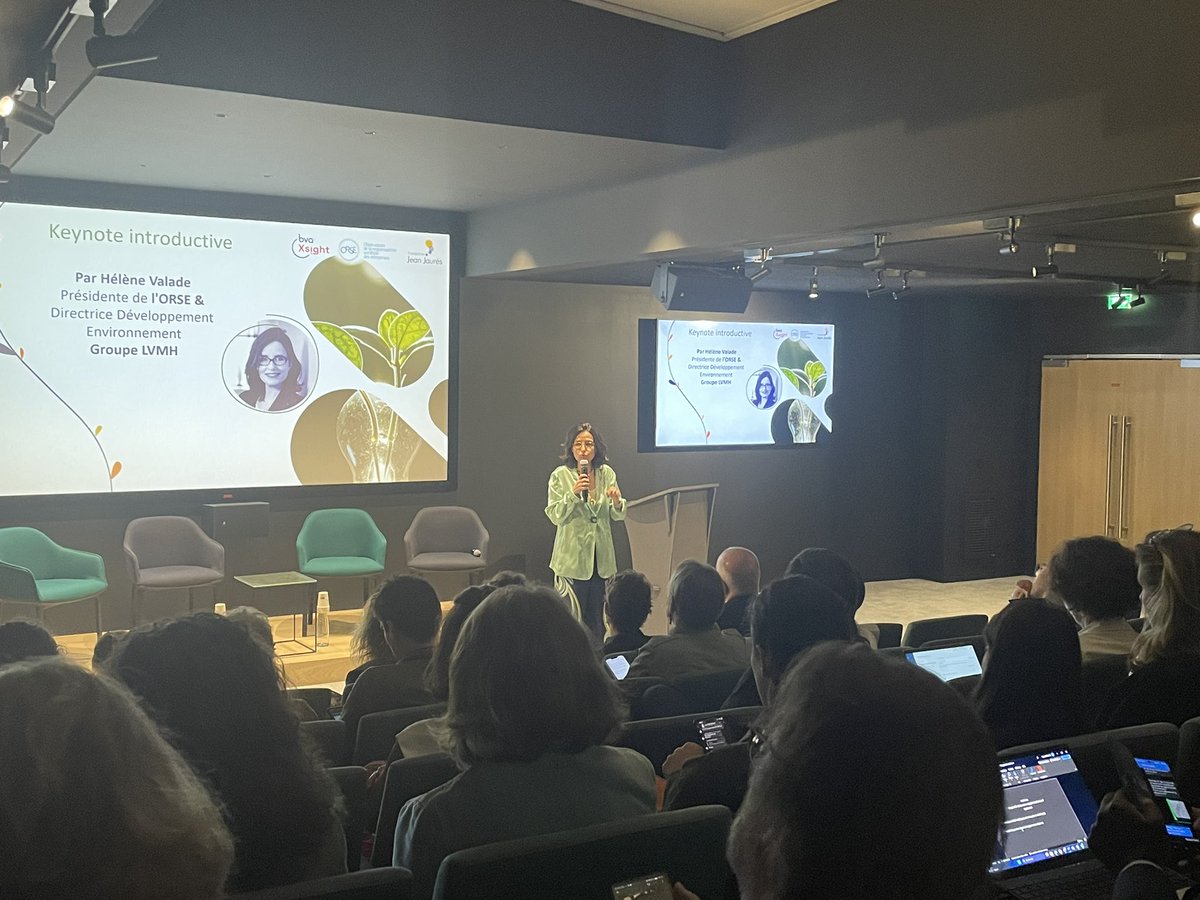 ORSE (@obsrse) on Twitter photo C'est parti ! Keynote d'ouverture par <a href="/helene_valade/">Hélène Valade</a> Présidente de l'<a href="/ObsRSE/">ORSE</a> ce matin <a href="/BVA_Xsight/">BVA Xsight</a> sur l'engagement des #entreprises, son rôle politique, sa capacité transformative, la nécessité de former à la #RSE pour bien communiquer. <a href="/CCraplet/">Christelle Craplet</a> <a href="/AZulfikarpasic/">Adélaïde Z</a> C'est parti ! Keynote d'ouverture par <a href="/helene_valade/">Hélène Valade</a> Présidente de l'<a href="/ObsRSE/">ORSE</a> ce matin <a href="/BVA_Xsight/">BVA Xsight</a> sur l'engagement des #entreprises, son rôle politique, sa capacité transformative, la nécessité de former à la #RSE pour bien communiquer. <a href="/CCraplet/">Christelle Craplet</a> <a href="/AZulfikarpasic/">Adélaïde Z</a>
