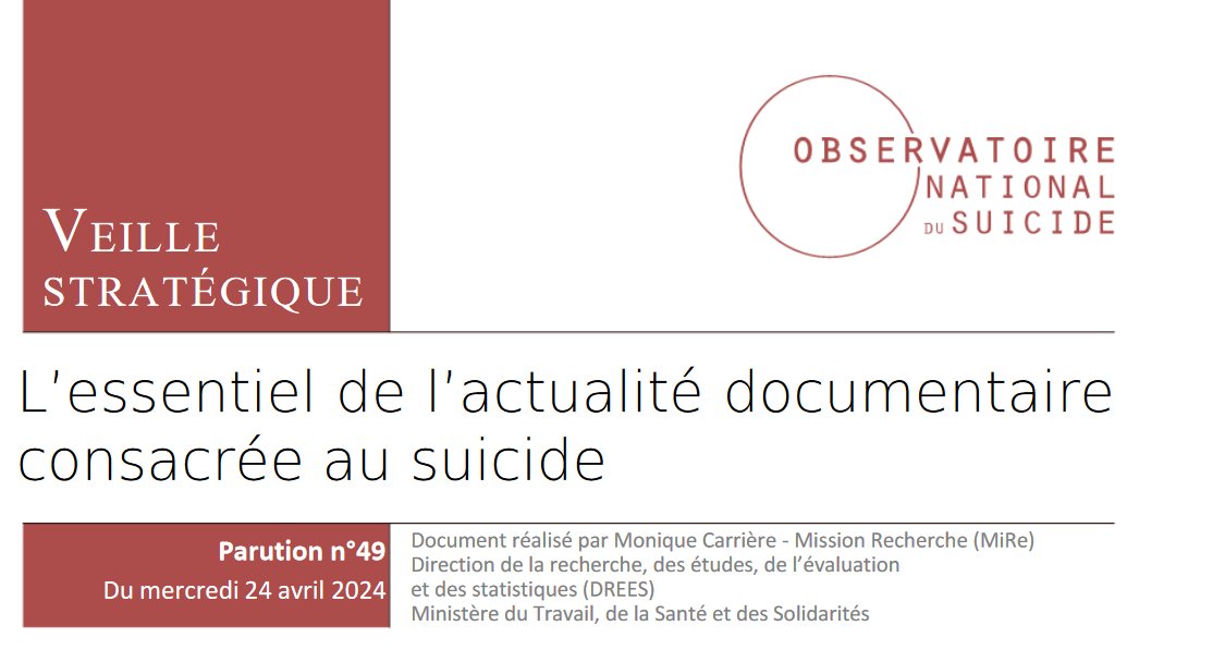 La veille stratégique de l'ONS est publiée !

drees.solidarites-sante.gouv.fr/sites/default/…