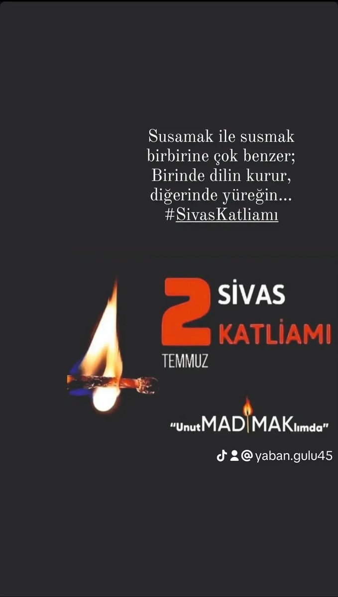 30 yıl önce bugün, Cuma namazından çıkıp 35 insanı diri diri yaktılar…

#unutMADIMAKlımda