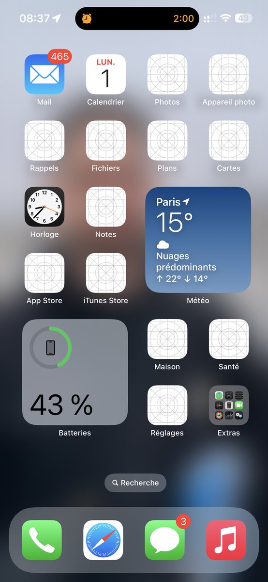 kevinlaclautre's tweet image. #iOS18 every morning be like
#designfail