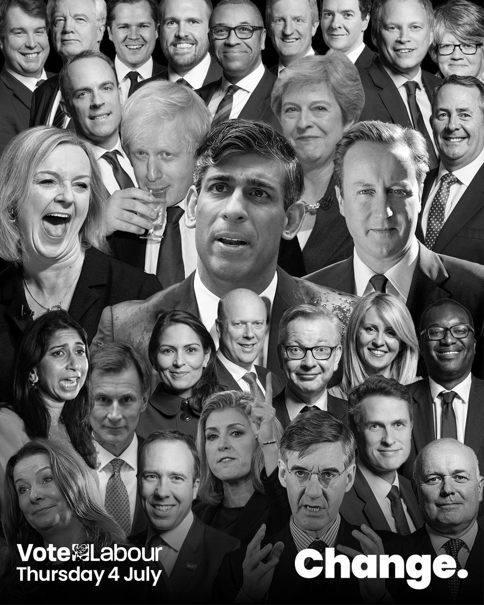 If the Tories win another five years, the worst is yet to come.

If you vote Labour on Thursday, the work of change begins.