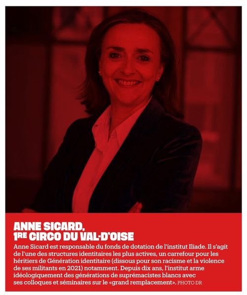 Vous vous moquez des candidats RN incompétents. Vous devriez plutôt vous horrifier de ceux qui ne le sont pas. 

Dans la #circo9501, <a href="/EmilieChandler/">Emilie Chandler</a>, en se maintenant en triangulaire, va faire élire une responsable d’un institut de suprematistes blancs. Rien que ça. #affichonsles