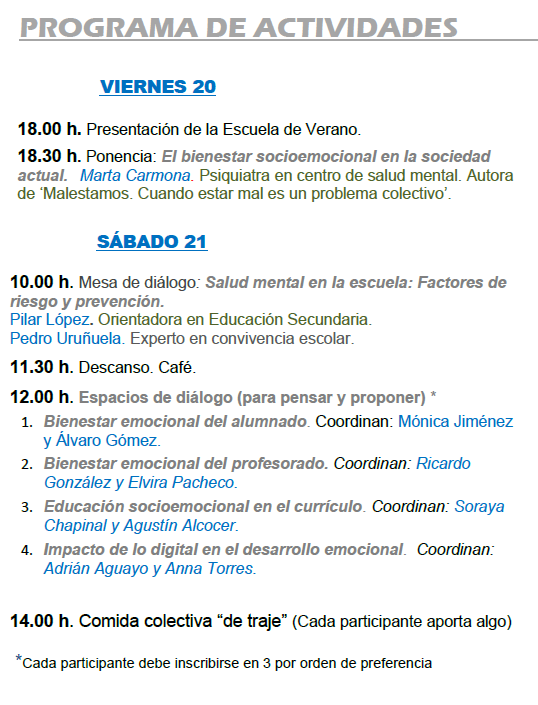 MRP_Confe's tweet photo. 📢📢 XLII Escuela de Verano en #Getafe
Organiza @EscAbiertaMRP
Bienestar en la escuela y salud emocional
🗓️ 20 y 21 de setiembre
ℹ️ https://t.co/UHG1f8EmbZ
#ev2024 #EVerano24 #formaciónverano #mrp #ee2024 #EEstiu24 #formacióestiu https://t.co/cPlsQJENG2