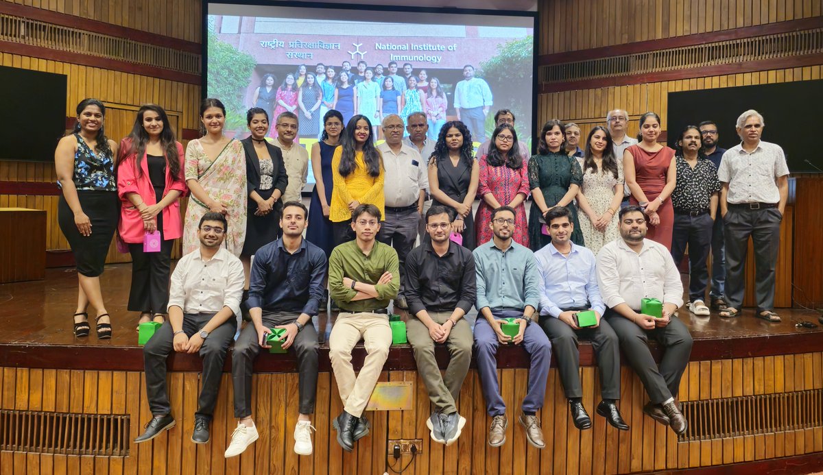 NImmunology's tweet photo. Here's to crossing the Rubicon! 
Fond farewell to the amazing batch of 2019 as they proceed to wrap up their PhDs and move on to new adventures. The NII family is incredibly proud of you and wishes you the best for future endeavours.
We can't wait to see what you will do next🤩 https://t.co/35hWvMgZm4