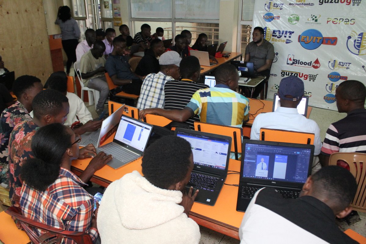 eyit_ug's tweet photo. The Digital Innovation Internship Program (DIIP) is ongoing! Students from various institutions across Western Uganda have been honing their web design skills using WordPress and mastering SEO integration and guided by their expert trainer, Amanya Ivan. #DIIP #EYIT https://t.co/ulDy4kxwWM