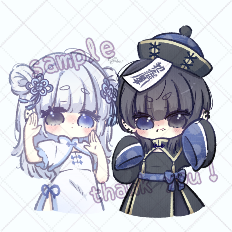 🤍イラスト実績紹介🖤】 ペア画を描かせて頂きました！ はっきりカラー