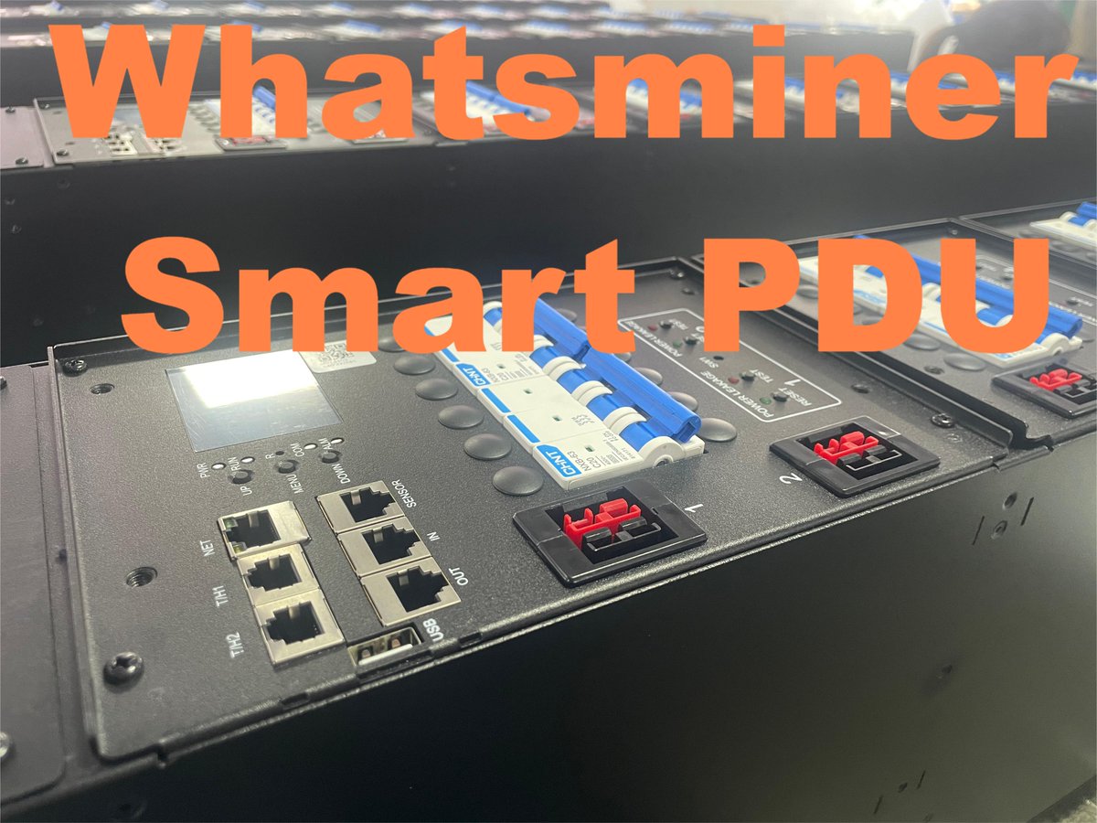 SuwinLee's tweet photo. WhatsMiner Smart Hydro PDUs ready to ship today
DM to set up a time to discuss your needs. 😊#BTC
➜Telegram:@SuwinOrient https://t.co/eEkWrcwsSZ
