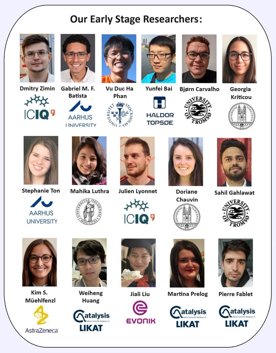 CO2PERATE ITN (@co2perate_itn) on Twitter photo Say hello to our Early Stage Researchers! Each ESR within the CO2PERATE network has their own project focused on areas of sustainable chemistry and utilization of CO2 as an organic synthon. In the next posts, we will briefly outline the PhD projects of each individual ESR. Say hello to our Early Stage Researchers! Each ESR within the CO2PERATE network has their own project focused on areas of sustainable chemistry and utilization of CO2 as an organic synthon. In the next posts, we will briefly outline the PhD projects of each individual ESR.