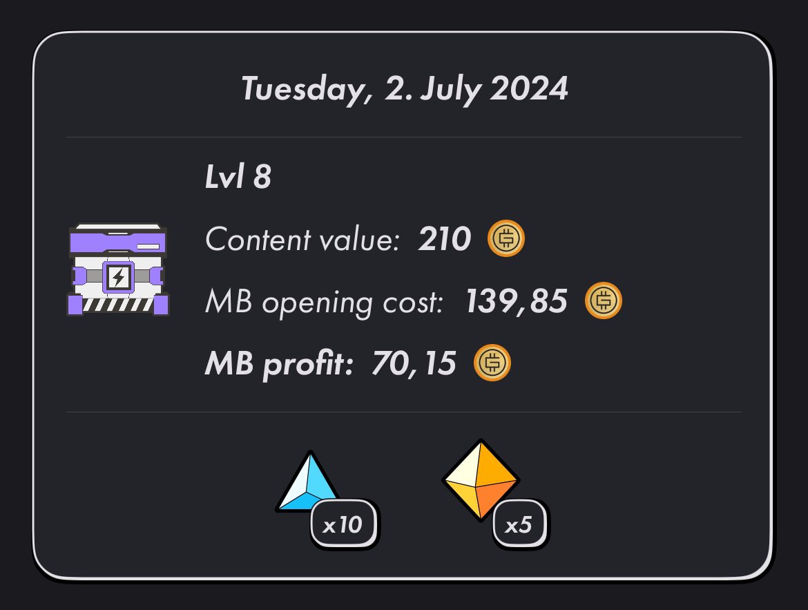 ThePilot_23's tweet photo. MB8 & MB7 on ETH Realm today 🫡.
Calculation done with Satoshi´s Buddy ( previously Stepn Buddy )
Available on iOS 🍏 and Android 🤖
https://t.co/yMQeeiuZTG
@Stepnofficial
@kurobuta_coin
#ETHRealm #ApeRealm https://t.co/6drDJc3oGl