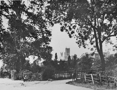 A view of the Cathedral and Lindum Terrace in the 1880s – photographed from Monks Road just beyond the eastern boundary of the Arboretum

Have you got any old photos like this that you can share with us?
