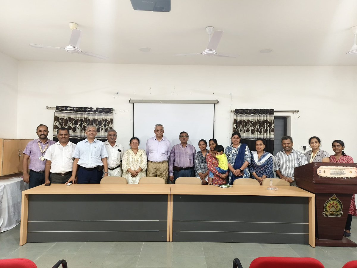 FDP was organized at J S Ayurveda Mahavidyalaya, Nadiad, Gujarat,  India on the Topic:- Scope of Research in Samhita Sidhhanta.
This session was taken by the Respected Prof Dr Rammanohar P. Sir. Thank you sir for your insightful session...