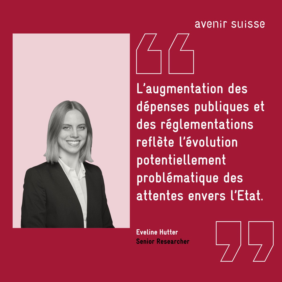 Avenir Suisse | fr tweet media