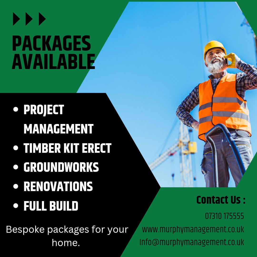 We offer packages to help you with your self build