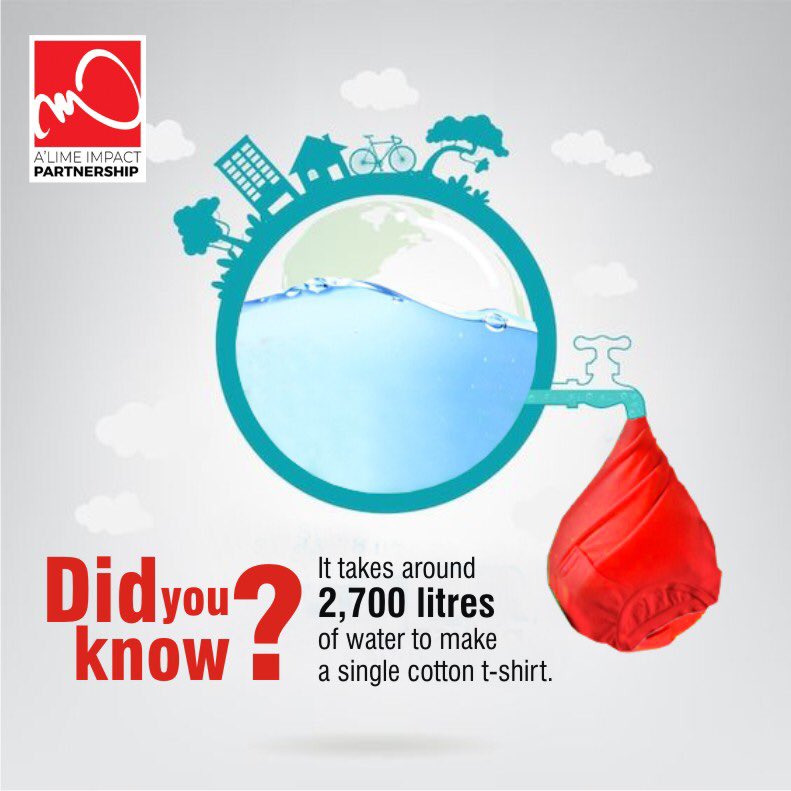 Taking care of our clothes or buying good quality, might be a solution and can extend our clothes lifespan. Hence no need to buy a new T-shirt as often. 

#circularity
#wastemanagement 
#alimeimpactpartnership