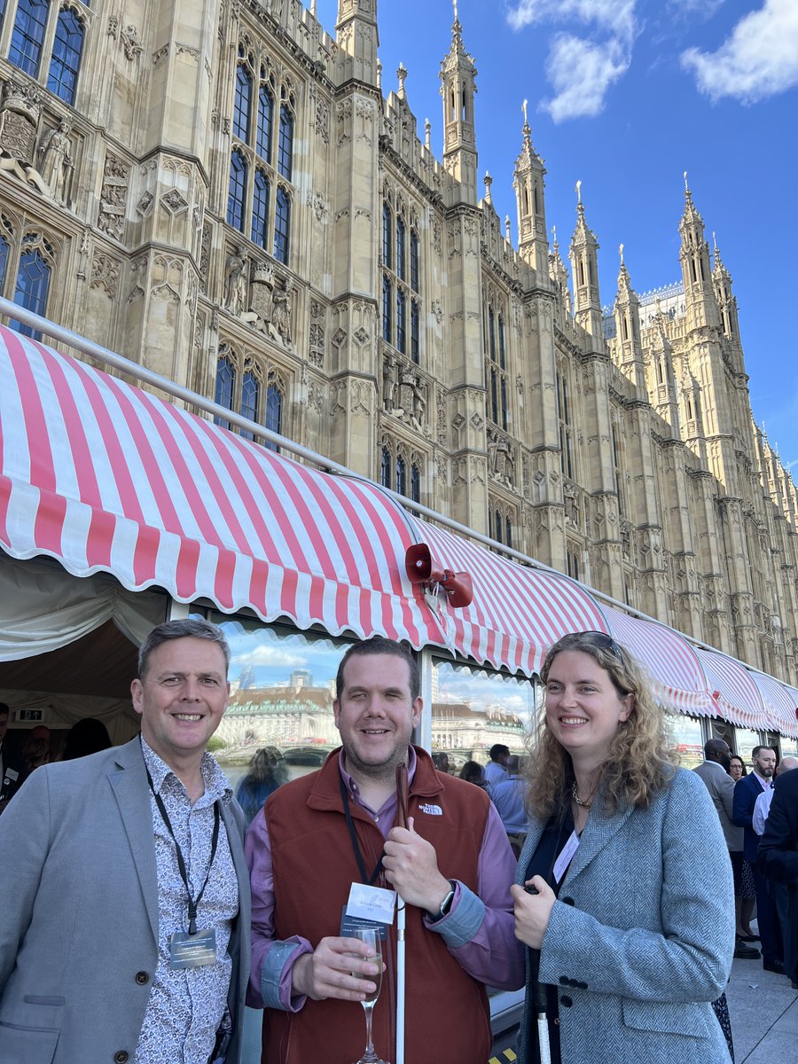 I'm proud of what the #disability community is achieving. Just a couple of weeks ago, I met Robbie Crow and <a href="/Roy_Imeson/">Roy Imeson</a> at a gala reception at the <a href="/UKHouseofLords/">House of Lords</a>. 3 #blind people working hard to make a difference.  #DisabilityPrideMonth