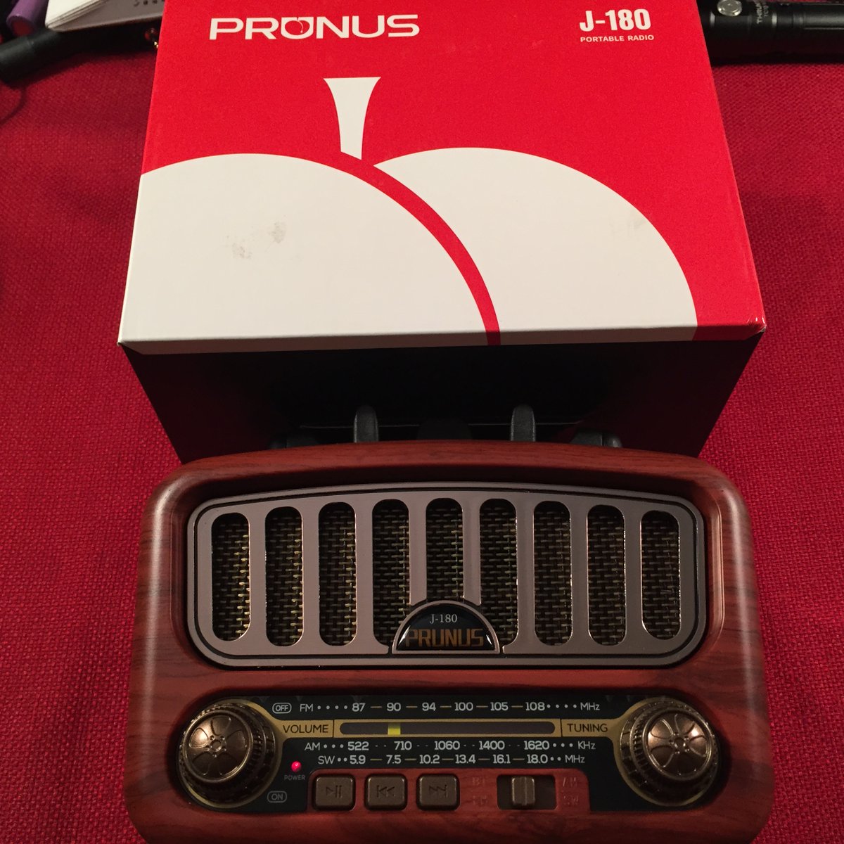 todderbert's tweet photo. The Retro Prunus J-180 AM FM BT MP3 Shortwave Radio for $25.99!
(paid link) As an Amazon Associate I earn from qualifying purchases.
At Amazon USA: https://t.co/gbd2XP9cNY
Warm Audio. Cool Design. Aux-In. Type C. Replaceable Battery. 9kHz AM though.
#prunus #j180 #shortwave https://t.co/3Wno0Lg8UF