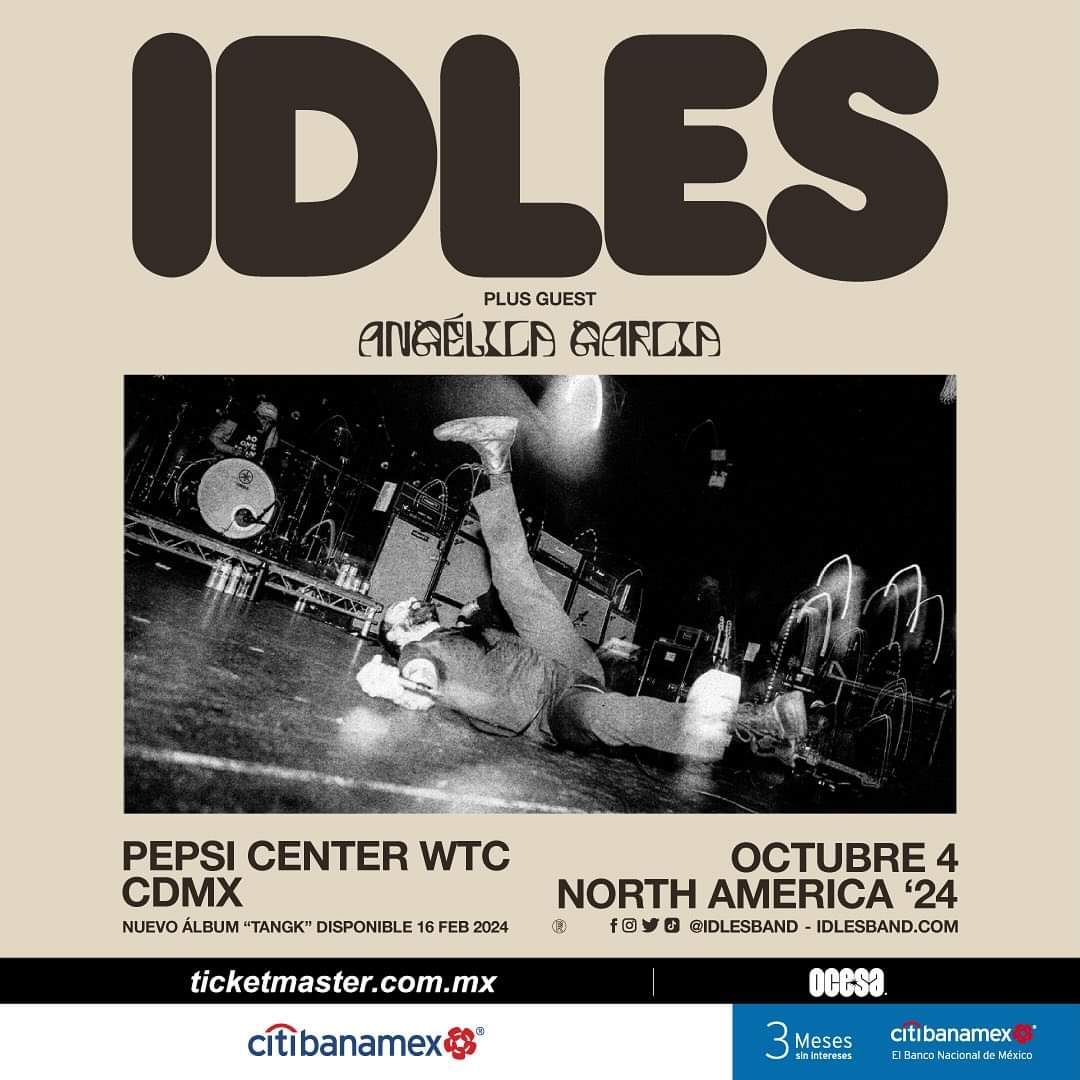 BlancaLechuza's tweet photo. No olvidemos que @idlesband destrozará el escenario del Pepsi Center WTC este próximo 04 de octubre para la presentación de su álbum "TANGK".

Boletos y más información: 
https://t.co/bhPR4dMqBV

#IDLES #TANGK #PepsiCenterWTC https://t.co/oEbitCgn5O