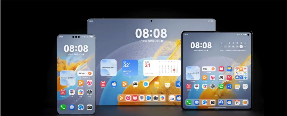 jasonwill101's tweet image. From the currently leaked product images, it appears that the next-generation tablet equipped with the HarmonyOS Next system will feature a centered punch-hole design and extremely narrow bezels. #harmonyosnext   #matepadpro