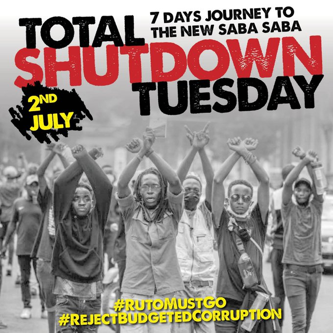 BCherich's tweet photo. Today is the day! 
#RutoMustGo
 #OccupyCBDTuesday https://t.co/gMJ6xSWECW
