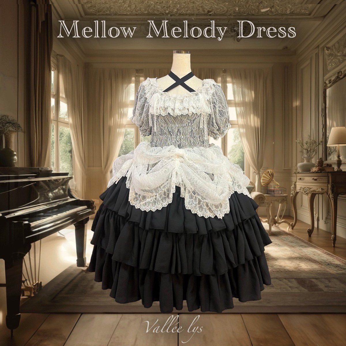 🌹おすすめコーディネート🌹 ⁡ 【Vallée lys】 Mellow Melody Dress