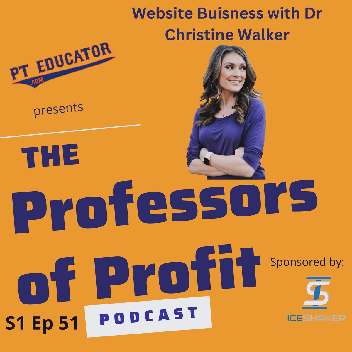 PTEducator's tweet image. Thats a wrap on Season 1 &amp;amp; the first 52 episodes of the #ProfessorsOfProfit show. @walkercsw of @ptwebsitewizards comes on to talk about her journey from side gig building websites to full blown business!
#PTEducator #sidegig #sidehustle #business #studentloans #professorofprofit